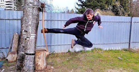 YouTube: Тоби Йоко-гери самый красивый и самый мощный проникающий удар ногой. Тамэсивари. Эксперимент.