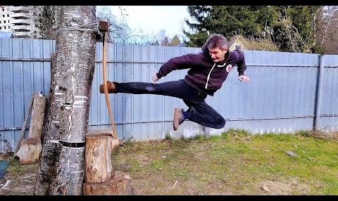 YouTube: Тоби Йоко-гери самый красивый и самый мощный проникающий удар ногой. Тамэсивари. Эксперимент.